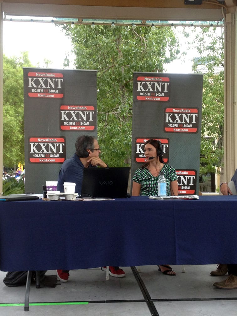 Dr. Thomas on KXNT news radio 