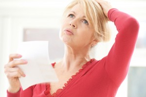 Woman Having Hot Flashes